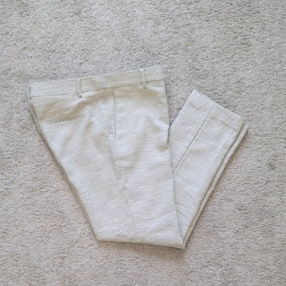 Ann Taylor Cream and Black Trousers - Picture 2 of 7